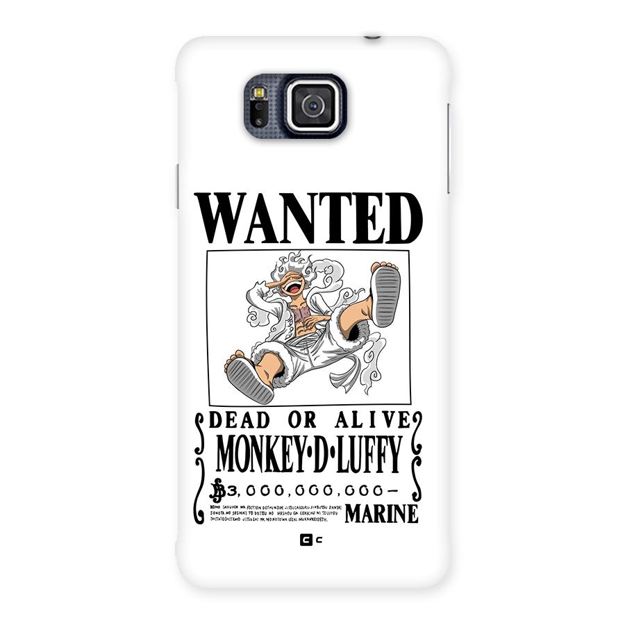 Munkey D Luffy Wanted  Back Case for Galaxy Alpha