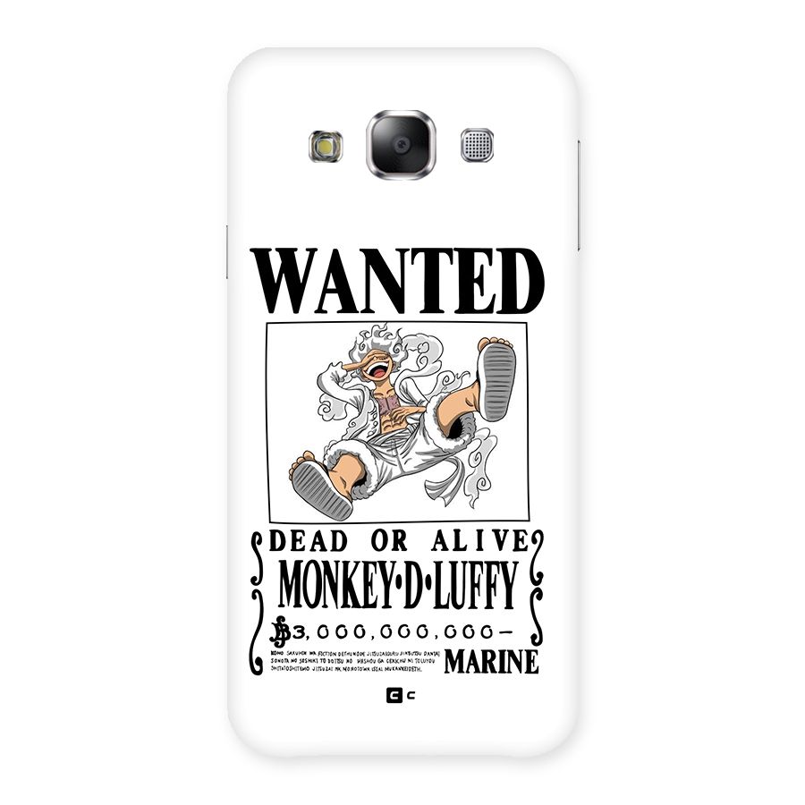 Munkey D Luffy Wanted  Back Case for Galaxy E5