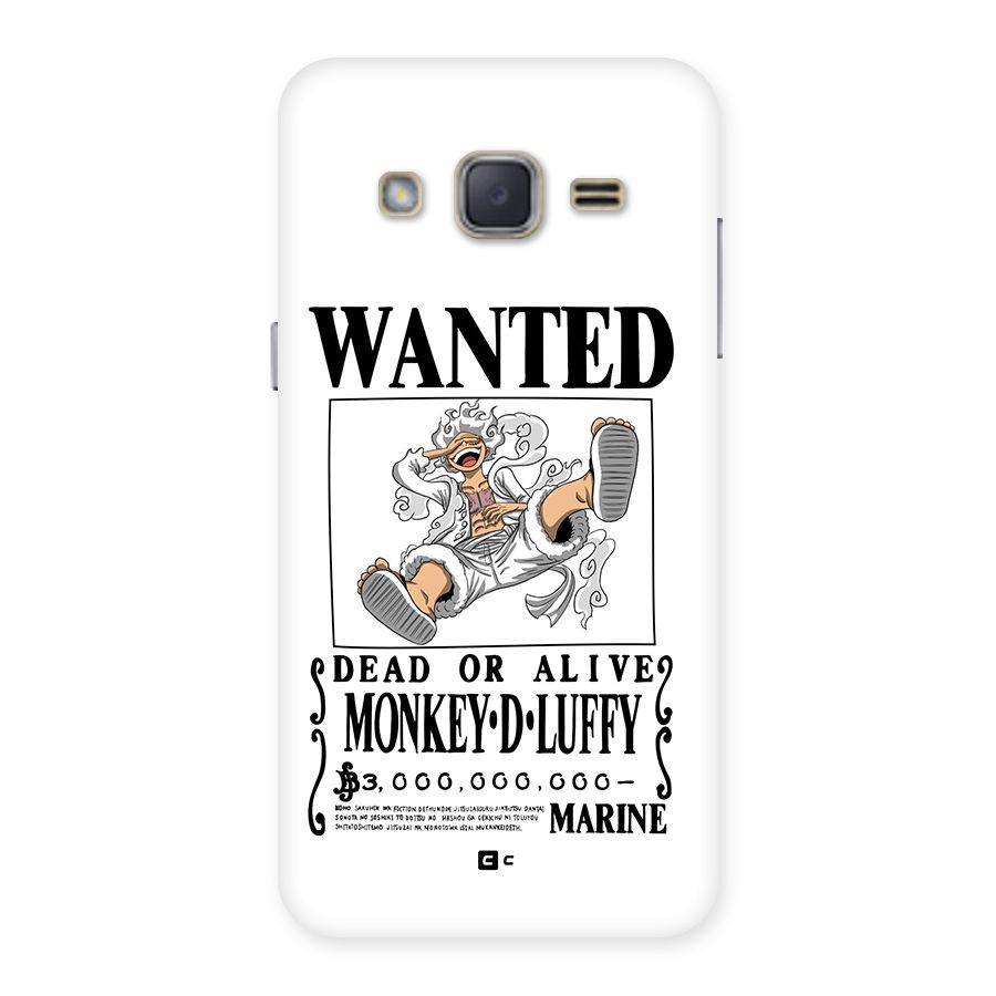 Munkey D Luffy Wanted  Back Case for Galaxy J2