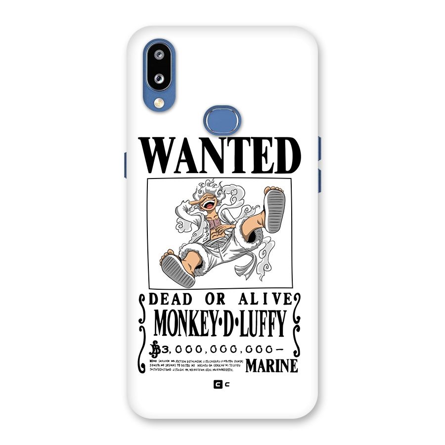 Munkey D Luffy Wanted  Back Case for Galaxy M01s