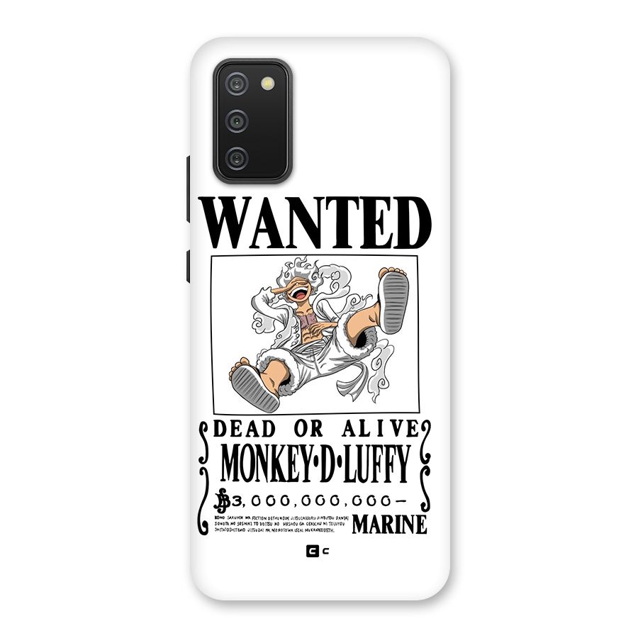 Munkey D Luffy Wanted  Back Case for Galaxy M02s