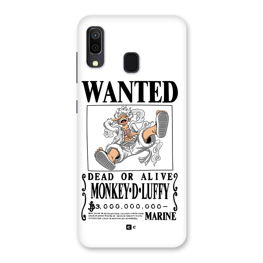 Munkey D Luffy Wanted  Back Case for Galaxy M10s