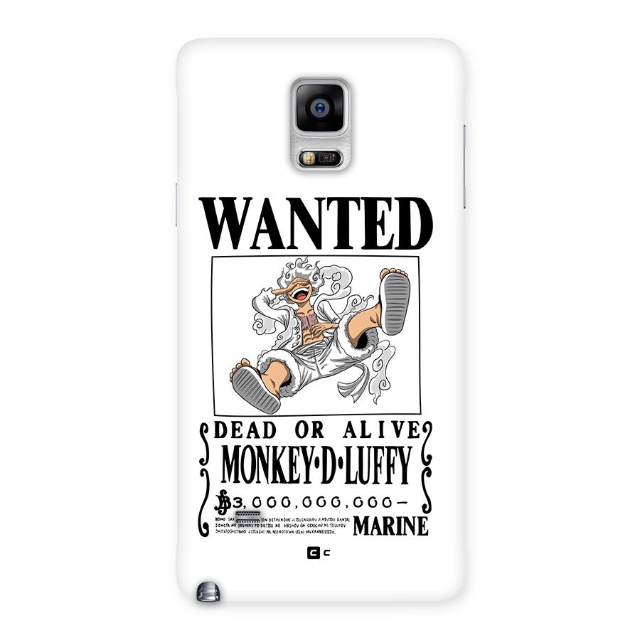 Munkey D Luffy Wanted  Back Case for Galaxy Note 4