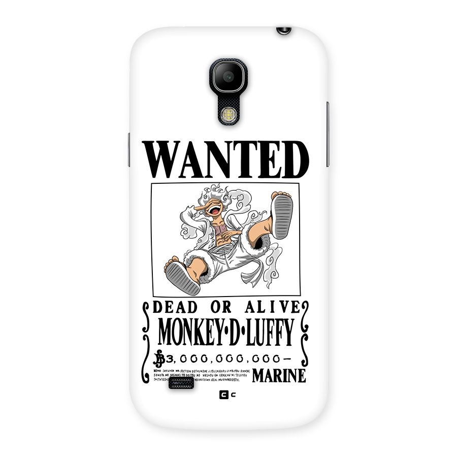Munkey D Luffy Wanted  Back Case for Galaxy S4 Mini
