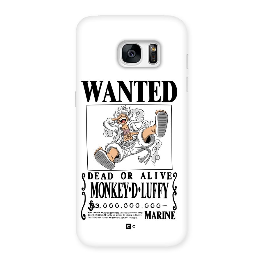 Munkey D Luffy Wanted  Back Case for Galaxy S7 Edge
