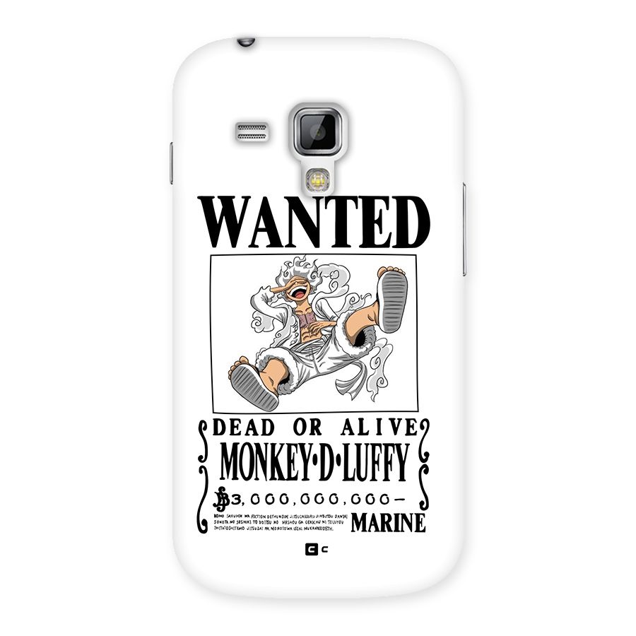 Munkey D Luffy Wanted  Back Case for Galaxy S Duos