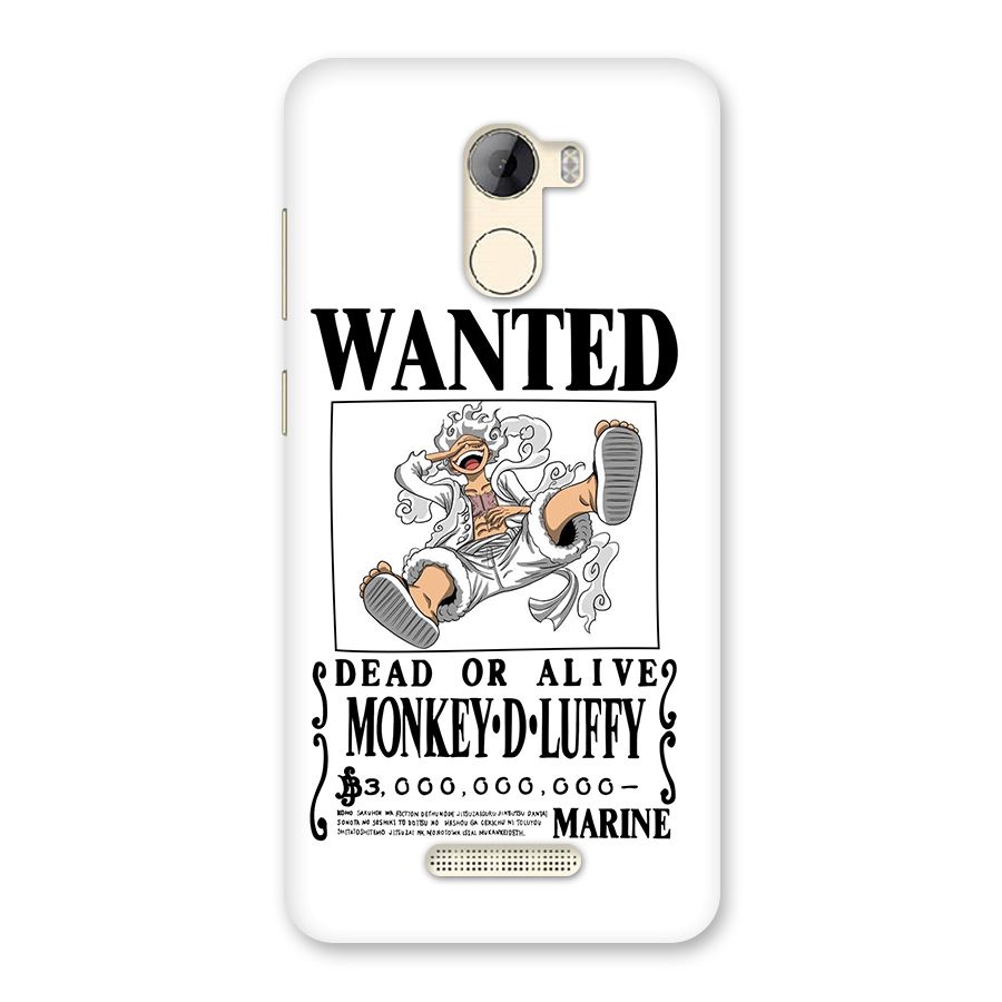 Munkey D Luffy Wanted  Back Case for Gionee A1 LIte