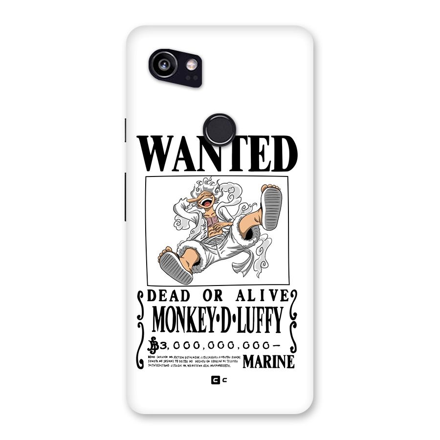 Munkey D Luffy Wanted  Back Case for Google Pixel 2 XL