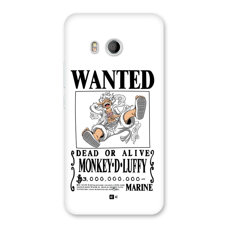 Munkey D Luffy Wanted  Back Case for HTC U11