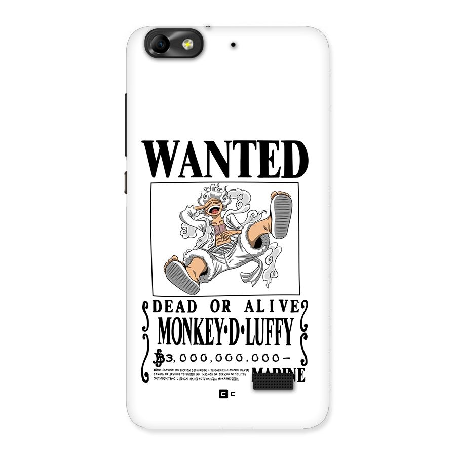 Munkey D Luffy Wanted  Back Case for Honor 4C