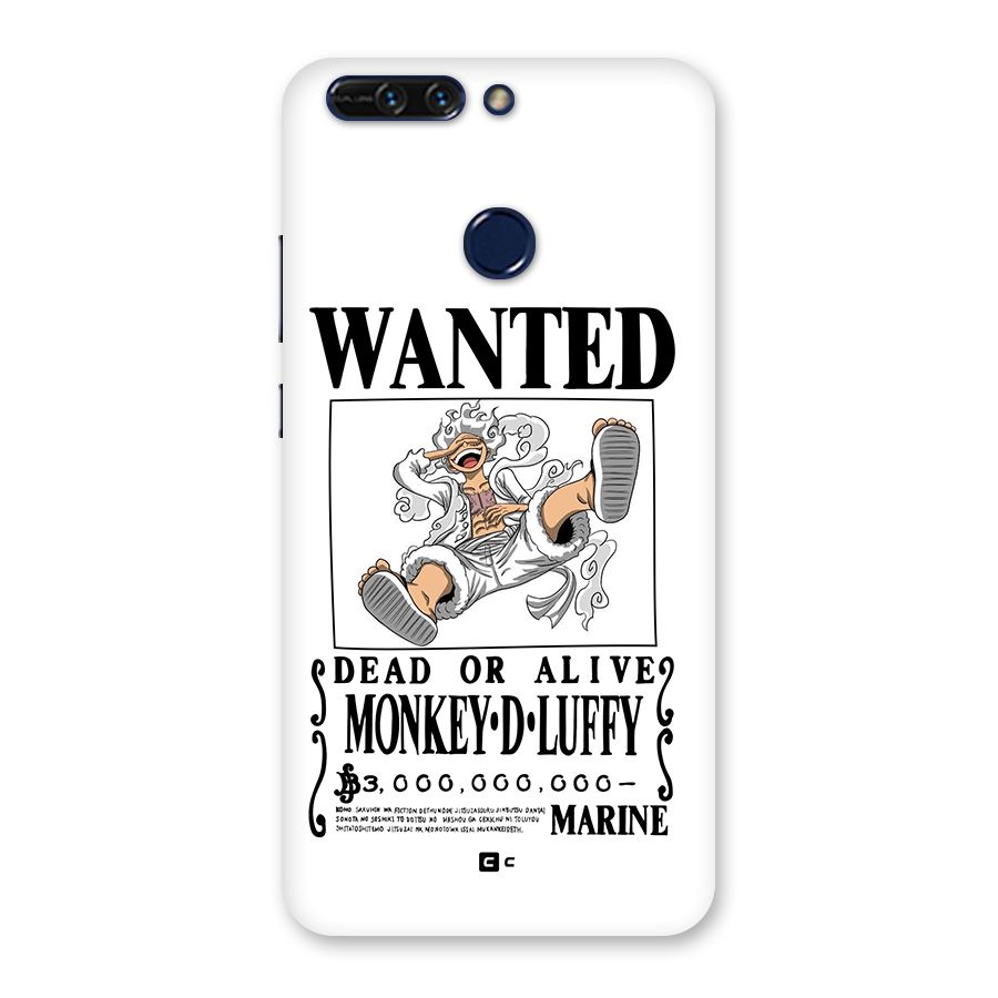 Munkey D Luffy Wanted  Back Case for Honor 8 Pro