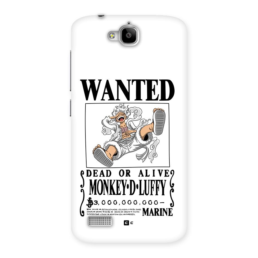 Munkey D Luffy Wanted  Back Case for Honor Holly