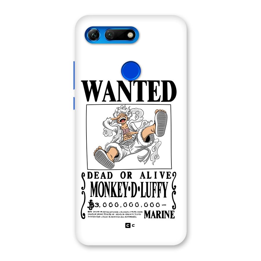 Munkey D Luffy Wanted  Back Case for Honor View 20