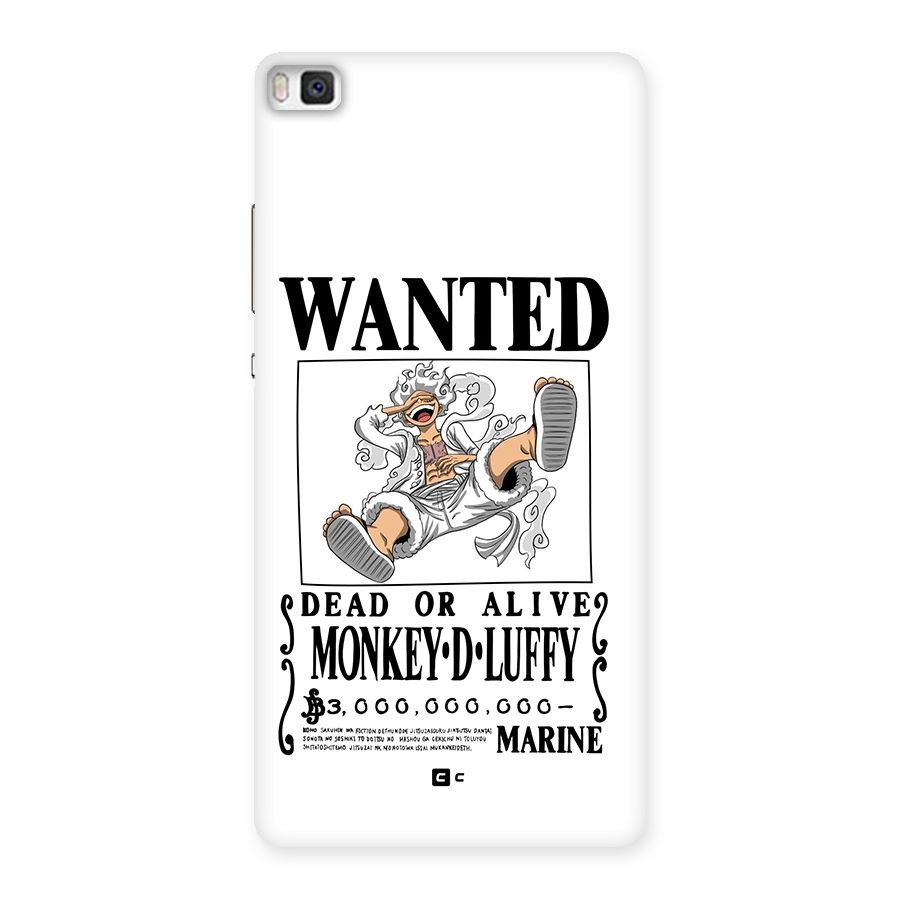 Munkey D Luffy Wanted  Back Case for Huawei P8