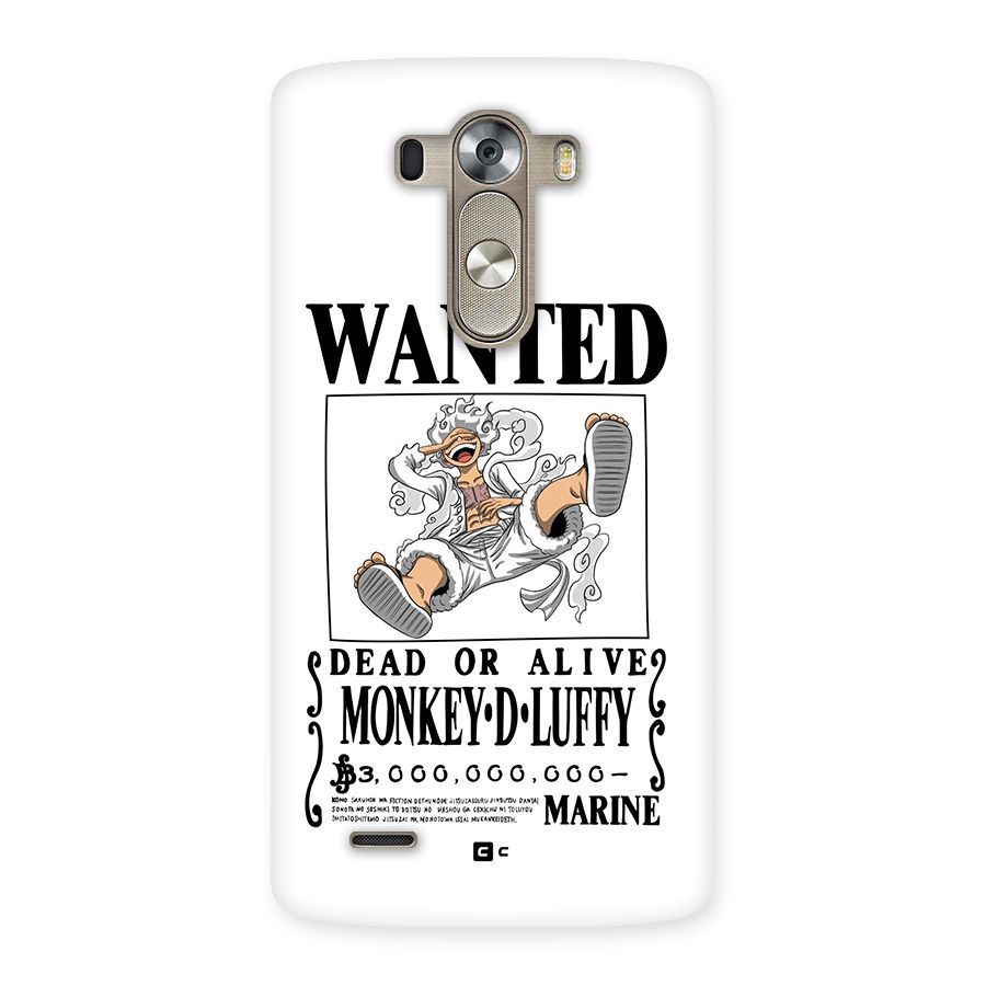 Munkey D Luffy Wanted  Back Case for LG G3