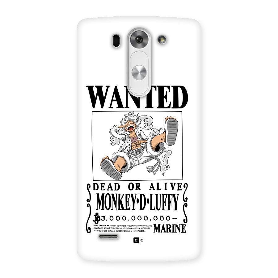 Munkey D Luffy Wanted  Back Case for LG G3 Beat