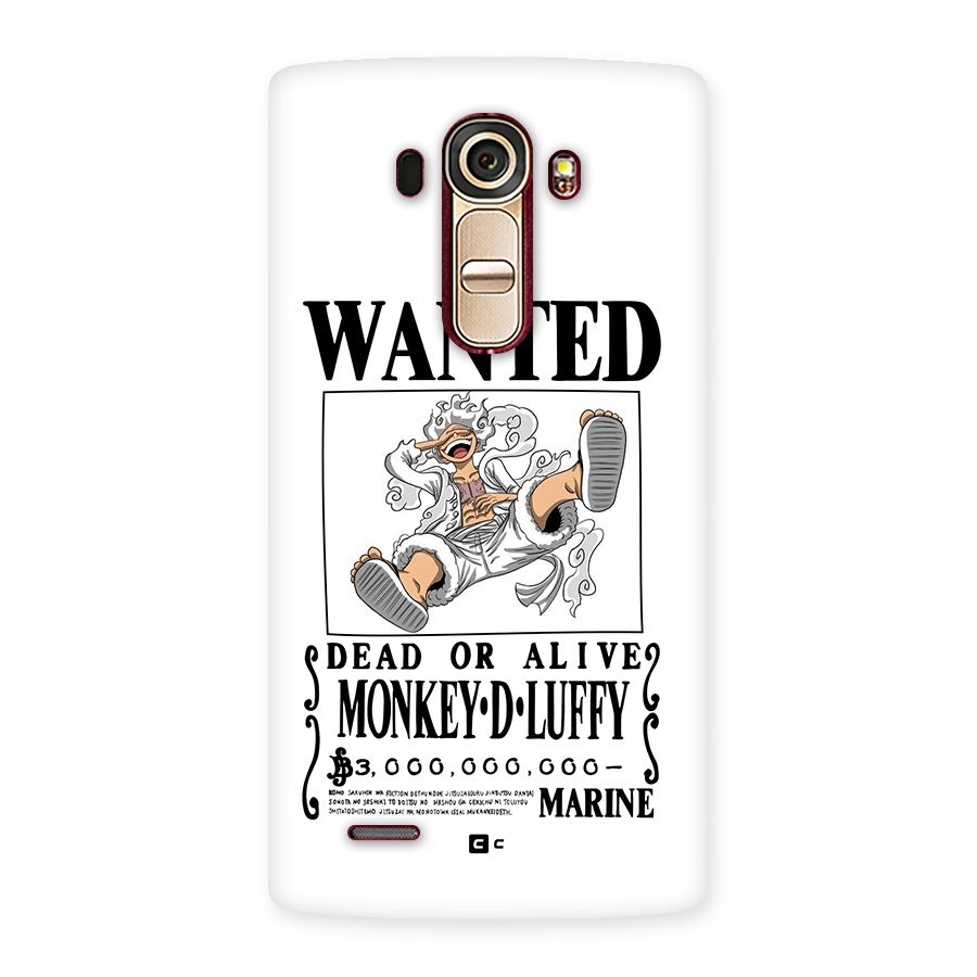 Munkey D Luffy Wanted  Back Case for LG G4