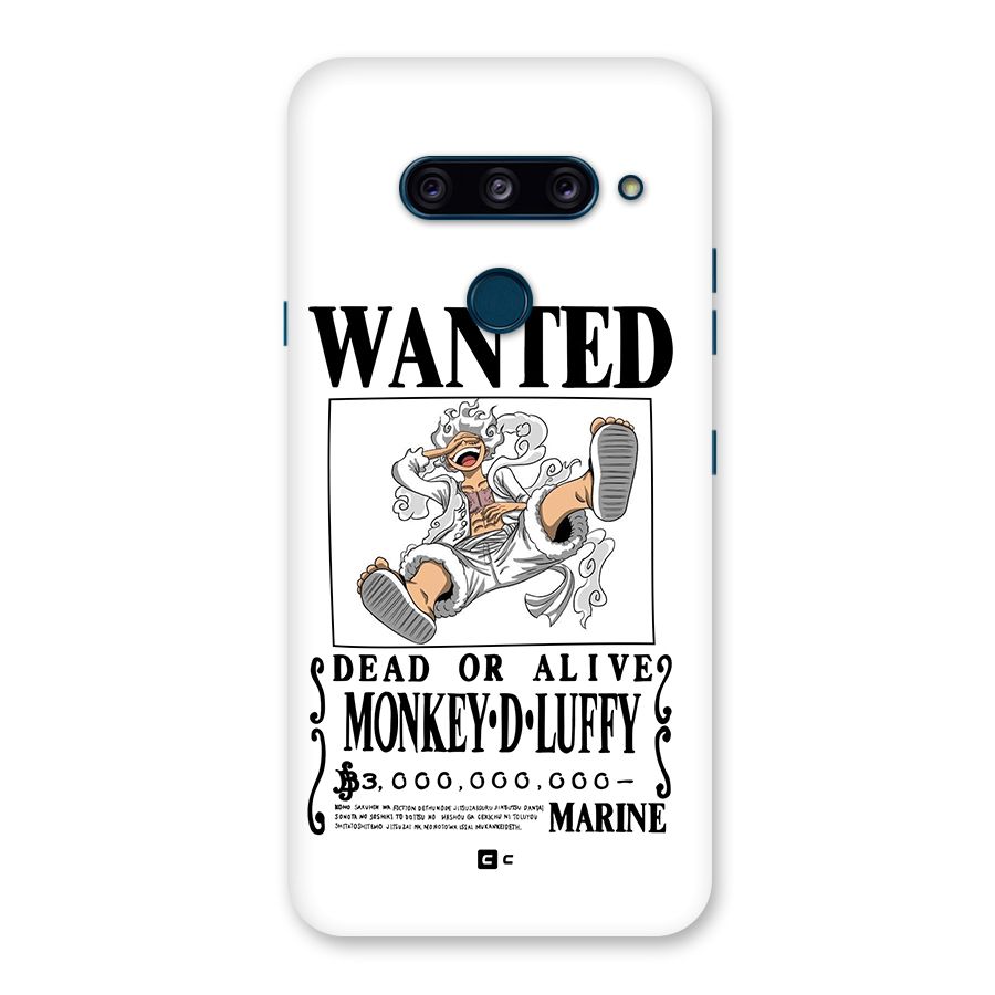 Munkey D Luffy Wanted  Back Case for LG  V40 ThinQ