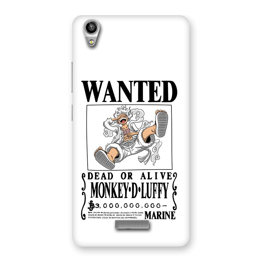 Munkey D Luffy Wanted  Back Case for Lava Pixel V1