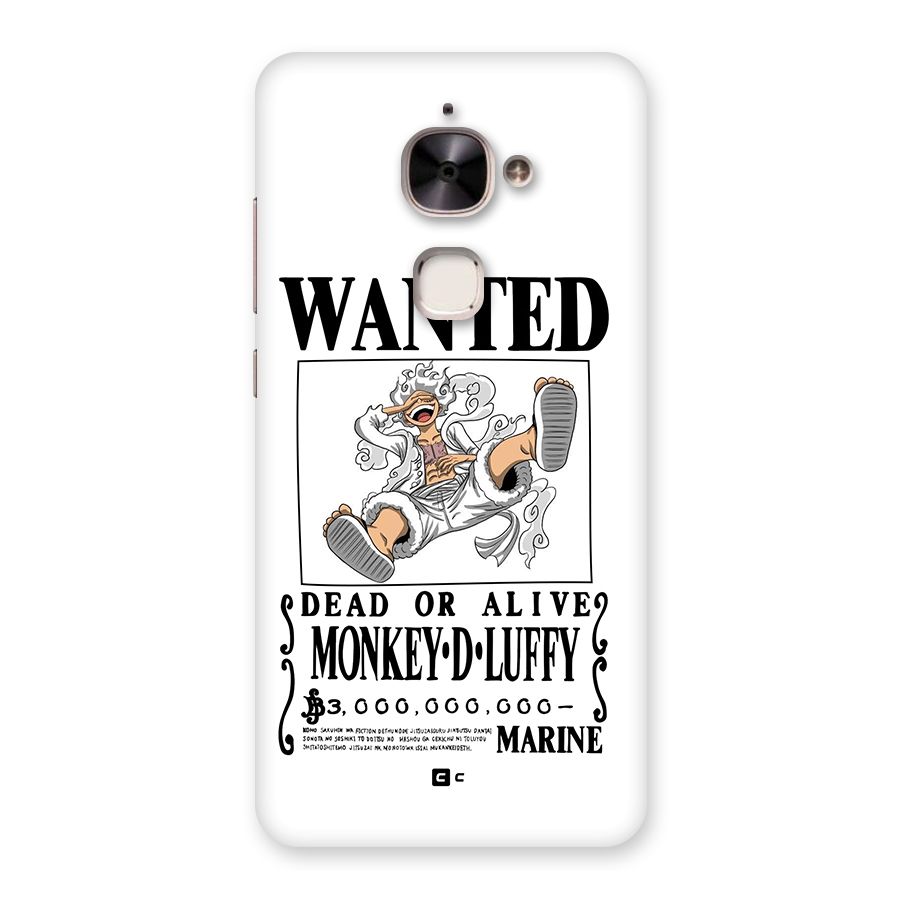 Munkey D Luffy Wanted  Back Case for Le 2