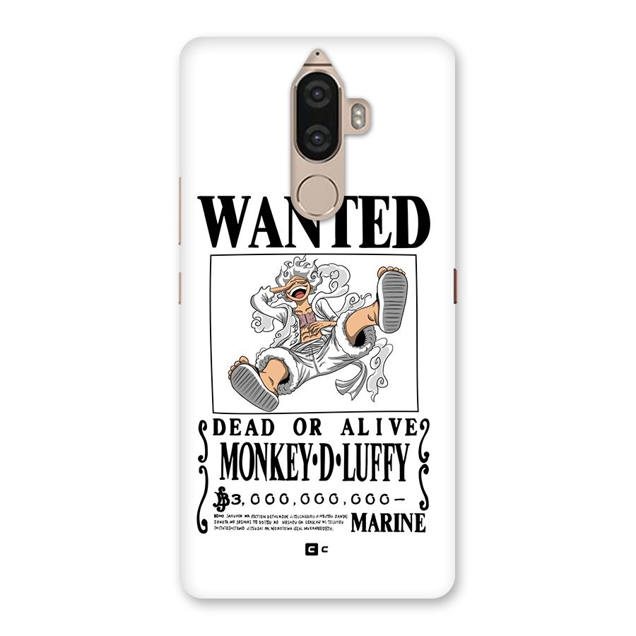 Munkey D Luffy Wanted  Back Case for Lenovo K8 Note