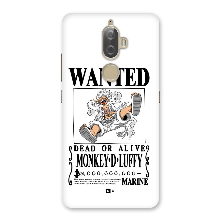 Munkey D Luffy Wanted  Back Case for Lenovo K8 Plus