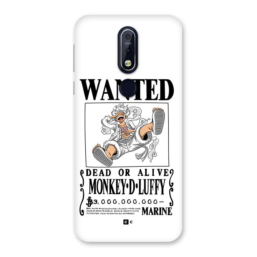 Munkey D Luffy Wanted  Back Case for Nokia 7.1