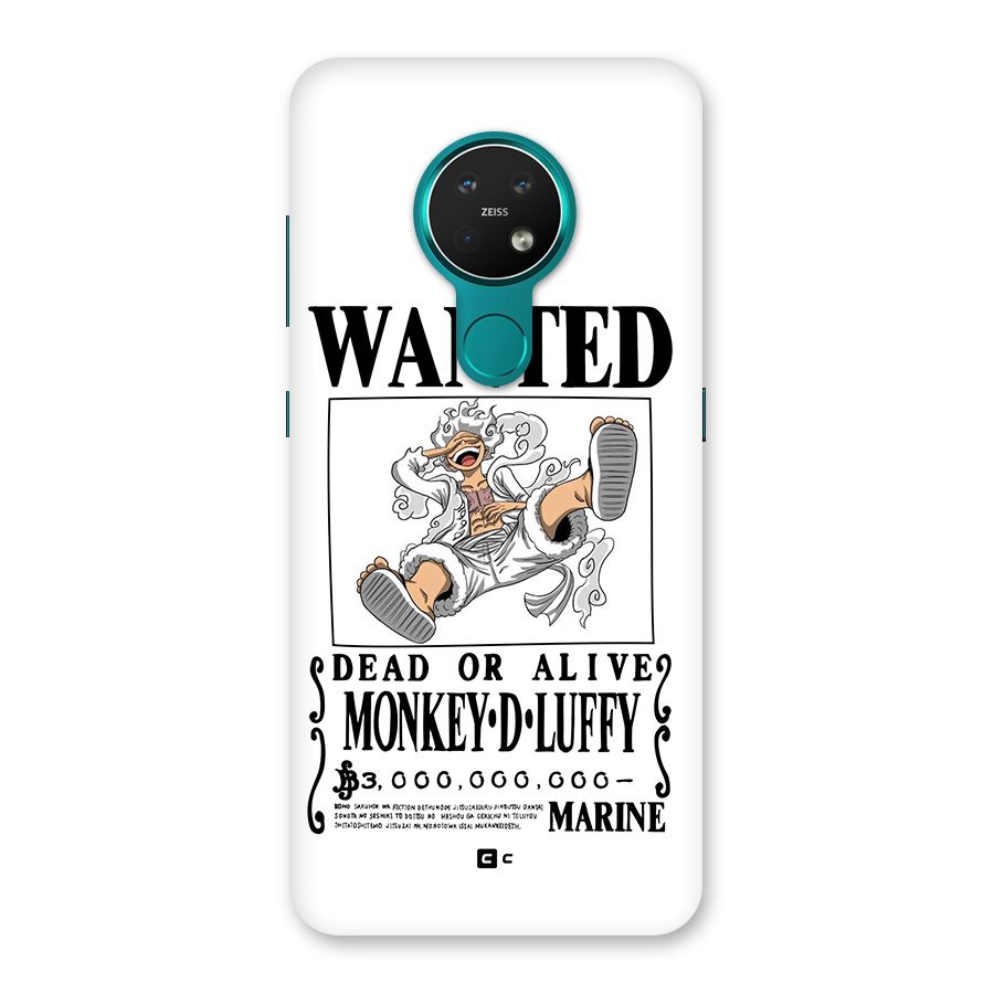 Munkey D Luffy Wanted  Back Case for Nokia 7.2