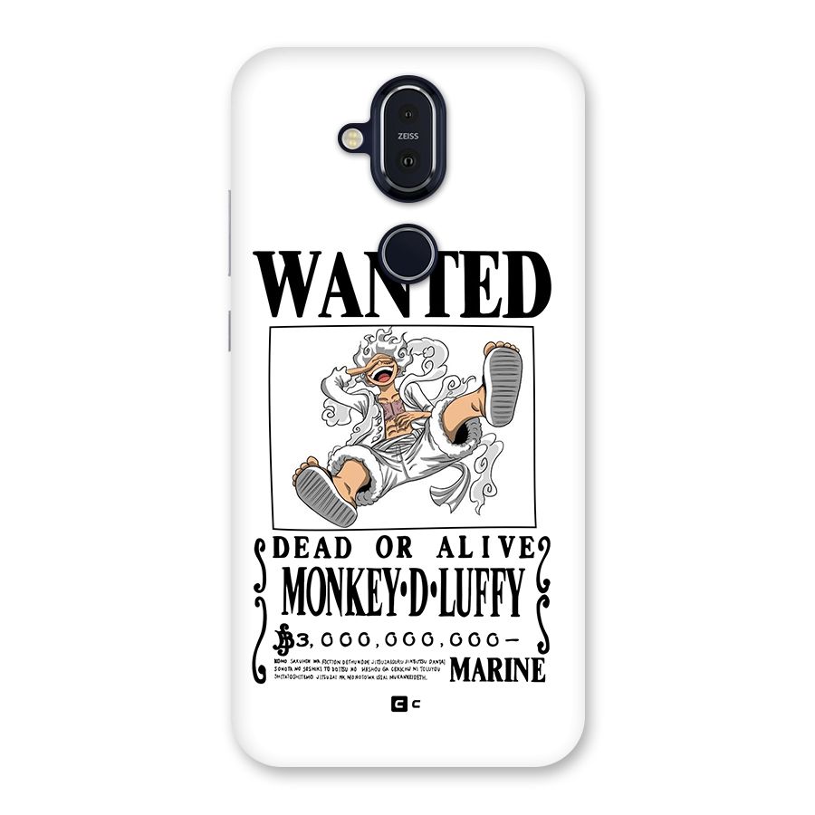 Munkey D Luffy Wanted  Back Case for Nokia 8.1