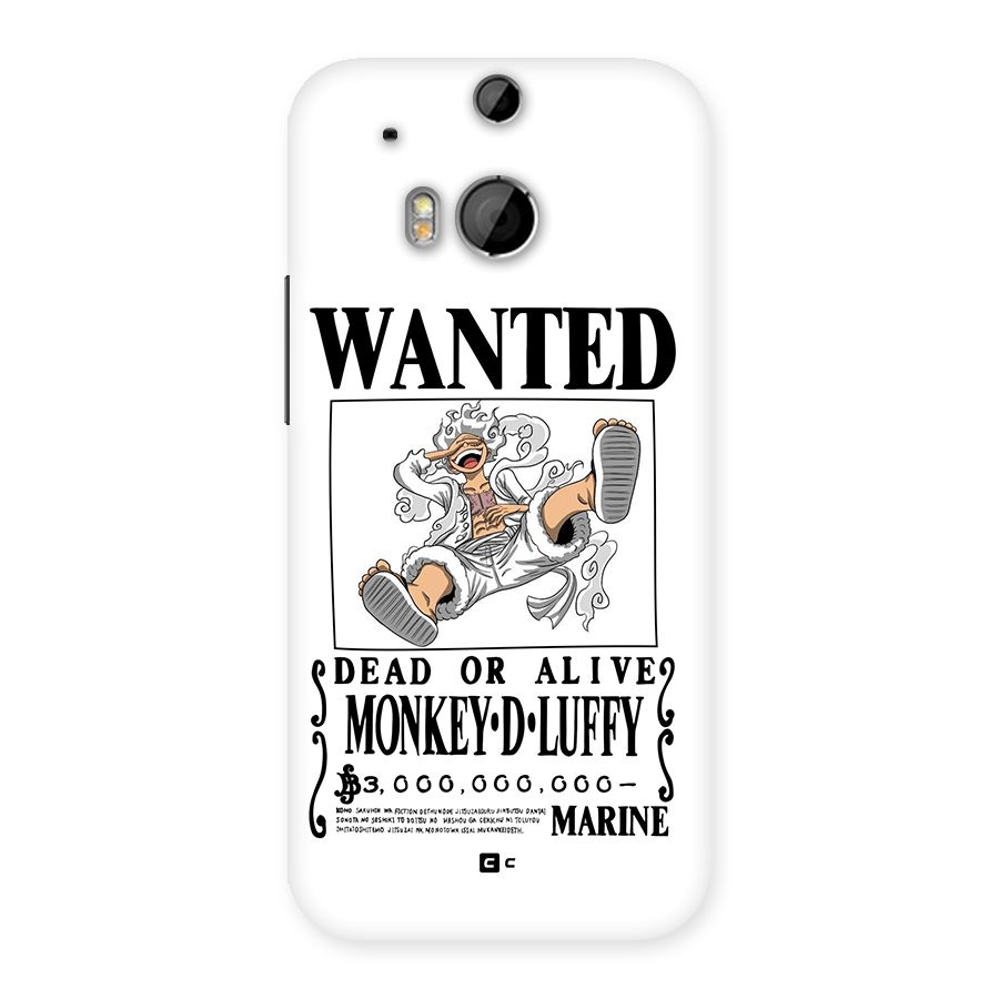 Munkey D Luffy Wanted  Back Case for One M8