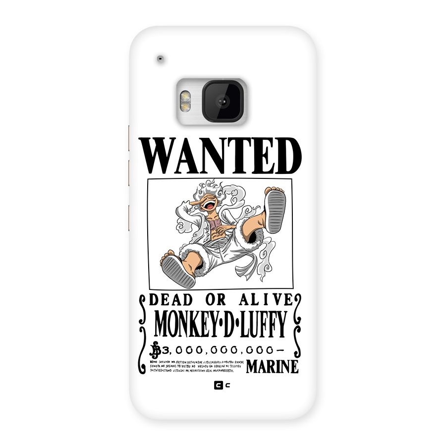 Munkey D Luffy Wanted  Back Case for One M9