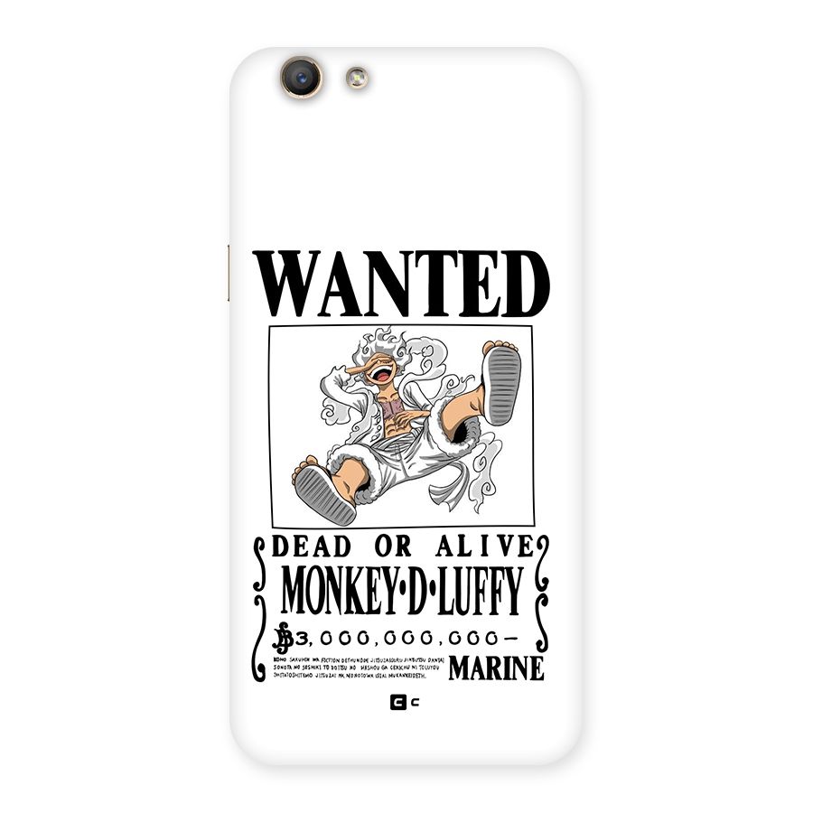 Munkey D Luffy Wanted  Back Case for Oppo A59