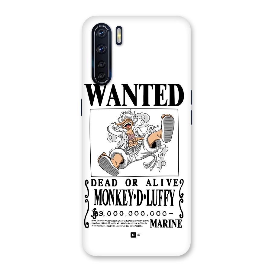 Munkey D Luffy Wanted  Back Case for Oppo F15