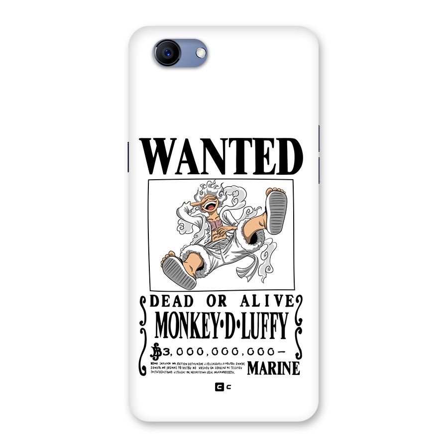 Munkey D Luffy Wanted  Back Case for Realme 1