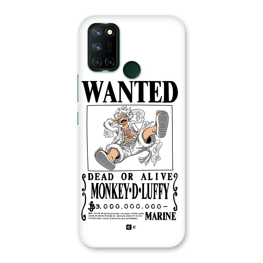 Munkey D Luffy Wanted  Back Case for Realme 7i