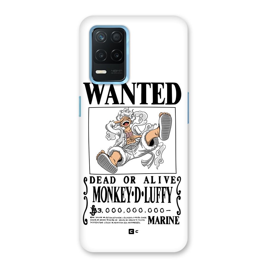 Munkey D Luffy Wanted  Back Case for Realme 8 5G