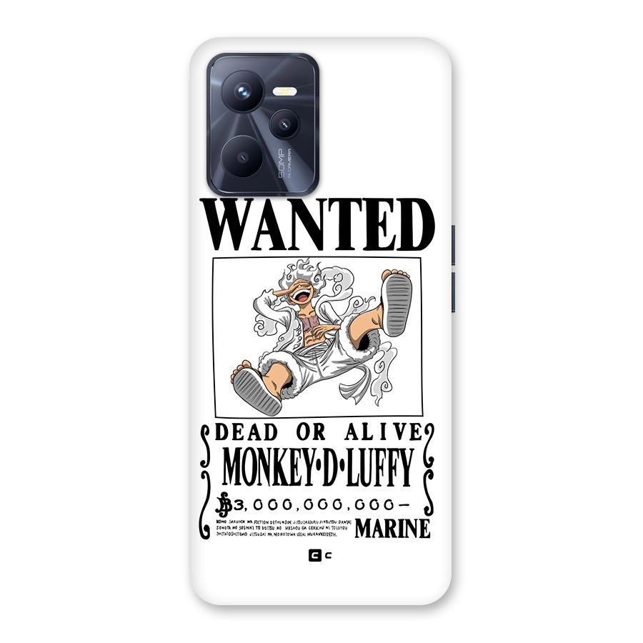 Munkey D Luffy Wanted  Back Case for Realme C35