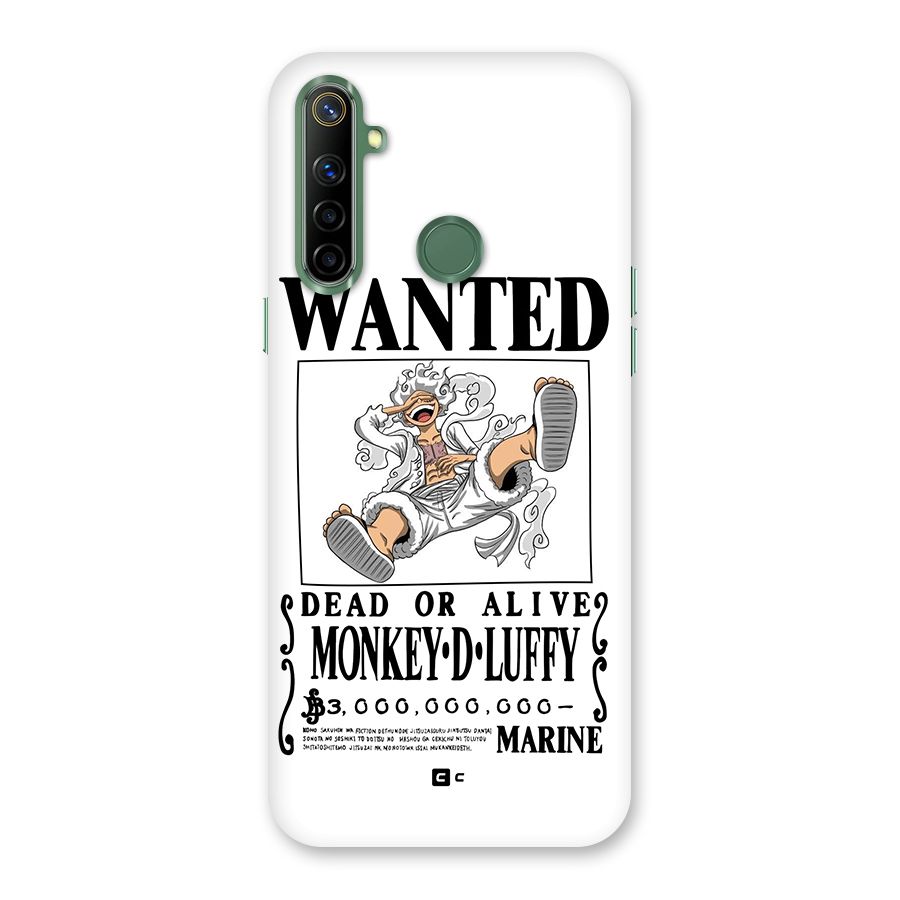 Munkey D Luffy Wanted  Back Case for Realme Narzo 10