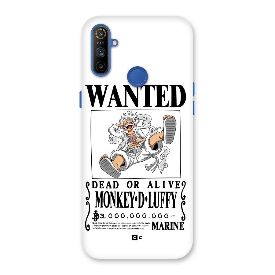 Munkey D Luffy Wanted  Back Case for Realme Narzo 10A