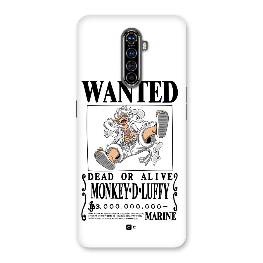 Munkey D Luffy Wanted  Back Case for Realme X2 Pro