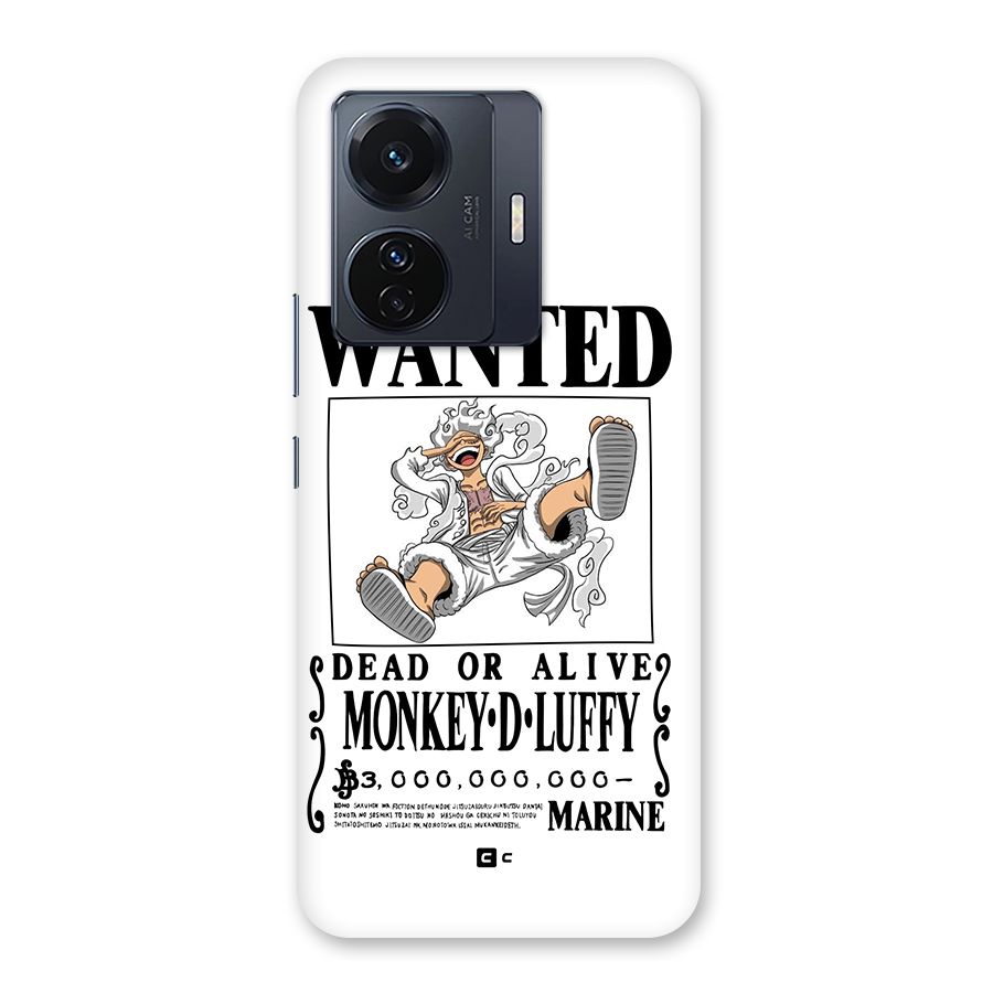 Munkey D Luffy Wanted  Back Case for Vivo T1 Pro