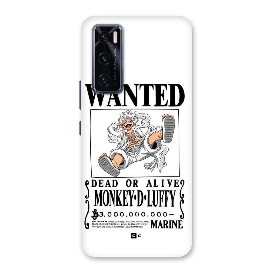 Munkey D Luffy Wanted  Back Case for Vivo V20 SE