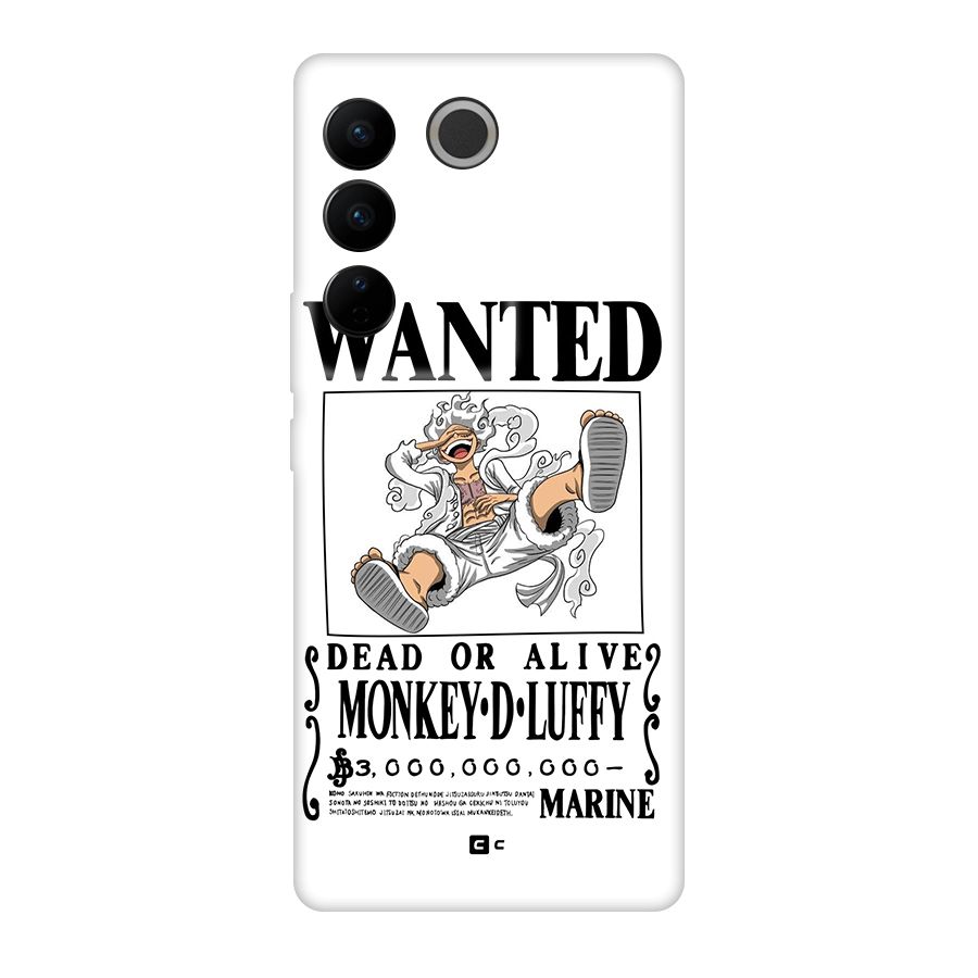 Munkey D Luffy Wanted  Back Case for Vivo V27