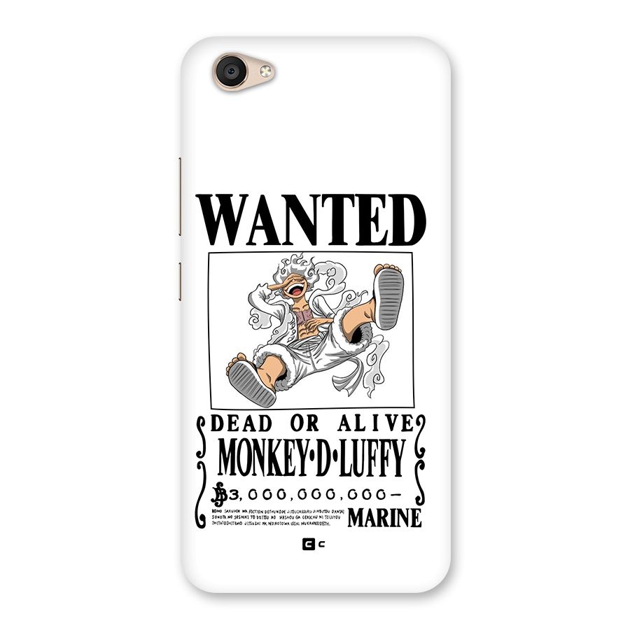 Munkey D Luffy Wanted  Back Case for Vivo V5 Plus