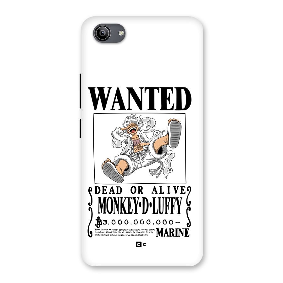 Munkey D Luffy Wanted  Back Case for Vivo Y81i