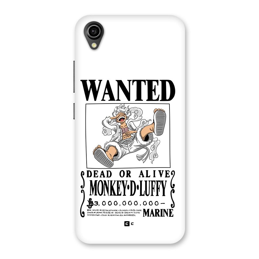 Munkey D Luffy Wanted  Back Case for Vivo Y90