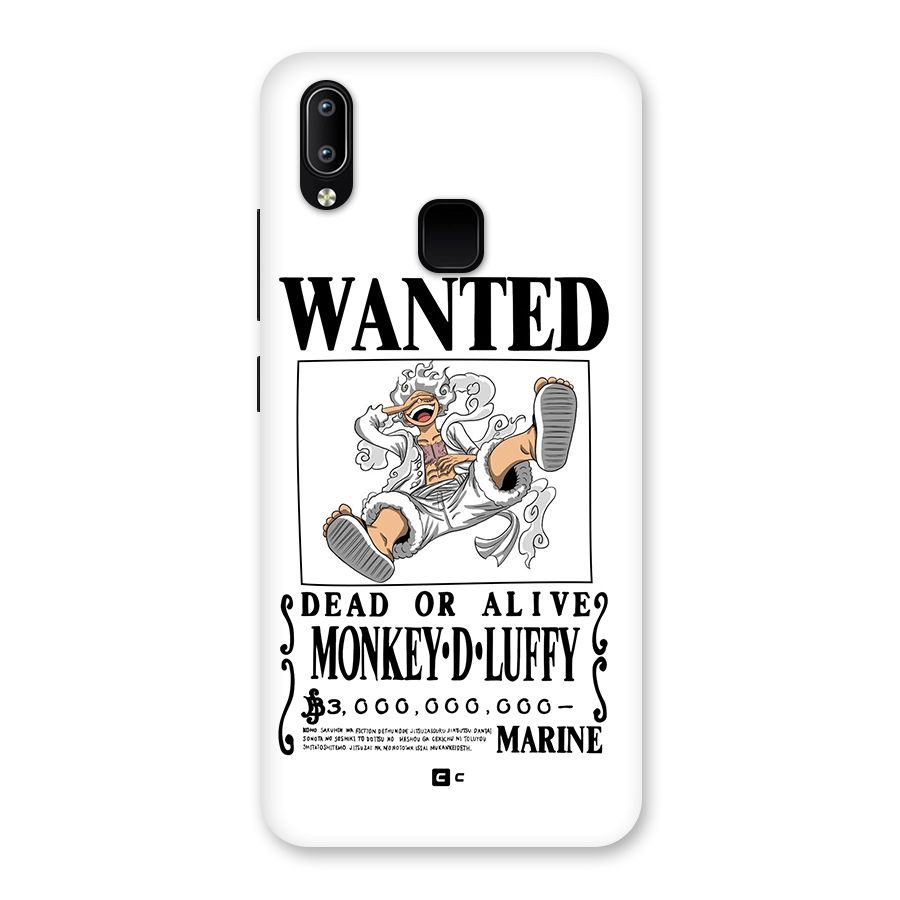 Munkey D Luffy Wanted  Back Case for Vivo Y93