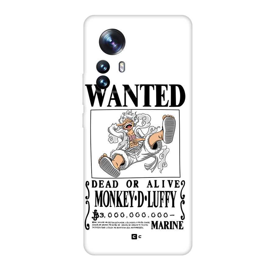 Munkey D Luffy Wanted  Back Case for Xiaomi 12 Pro