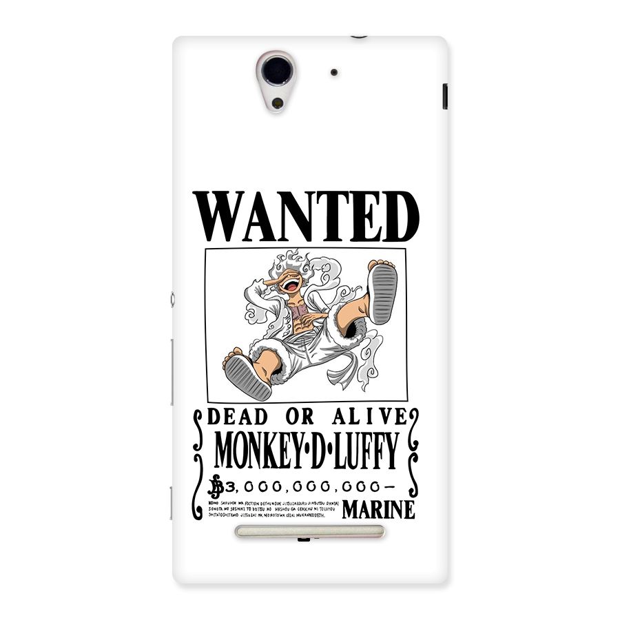 Munkey D Luffy Wanted  Back Case for Xperia C3