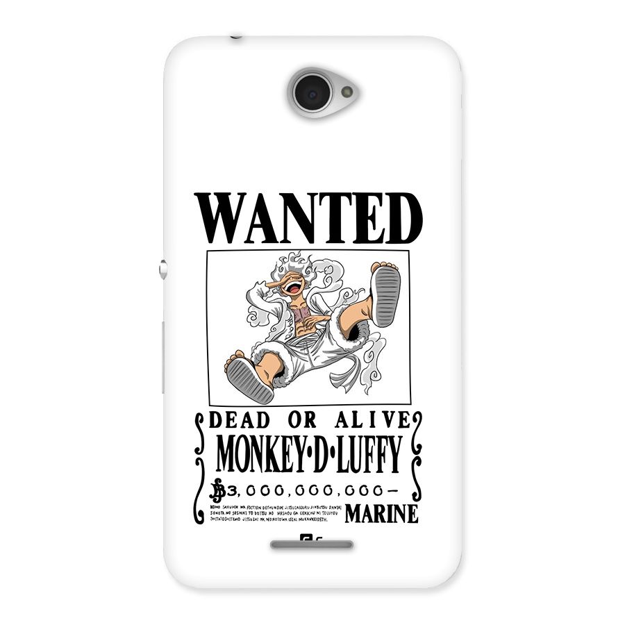 Munkey D Luffy Wanted  Back Case for Xperia E4